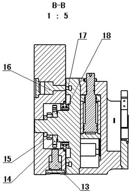 Crankshaft automatic indexing hydraulic clamp