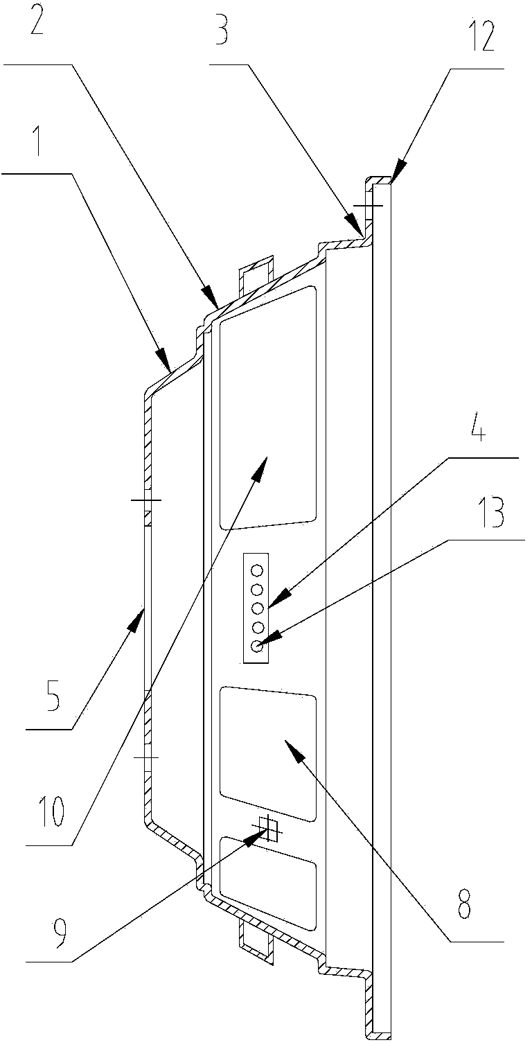 Improved speaker frame made of ultra-thin roll material