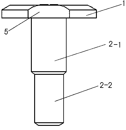 Connecting pin for bottle supporting platform