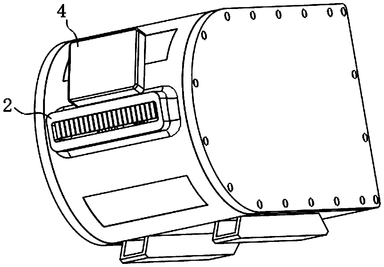 Medical sterile article placing box based on informatization processing