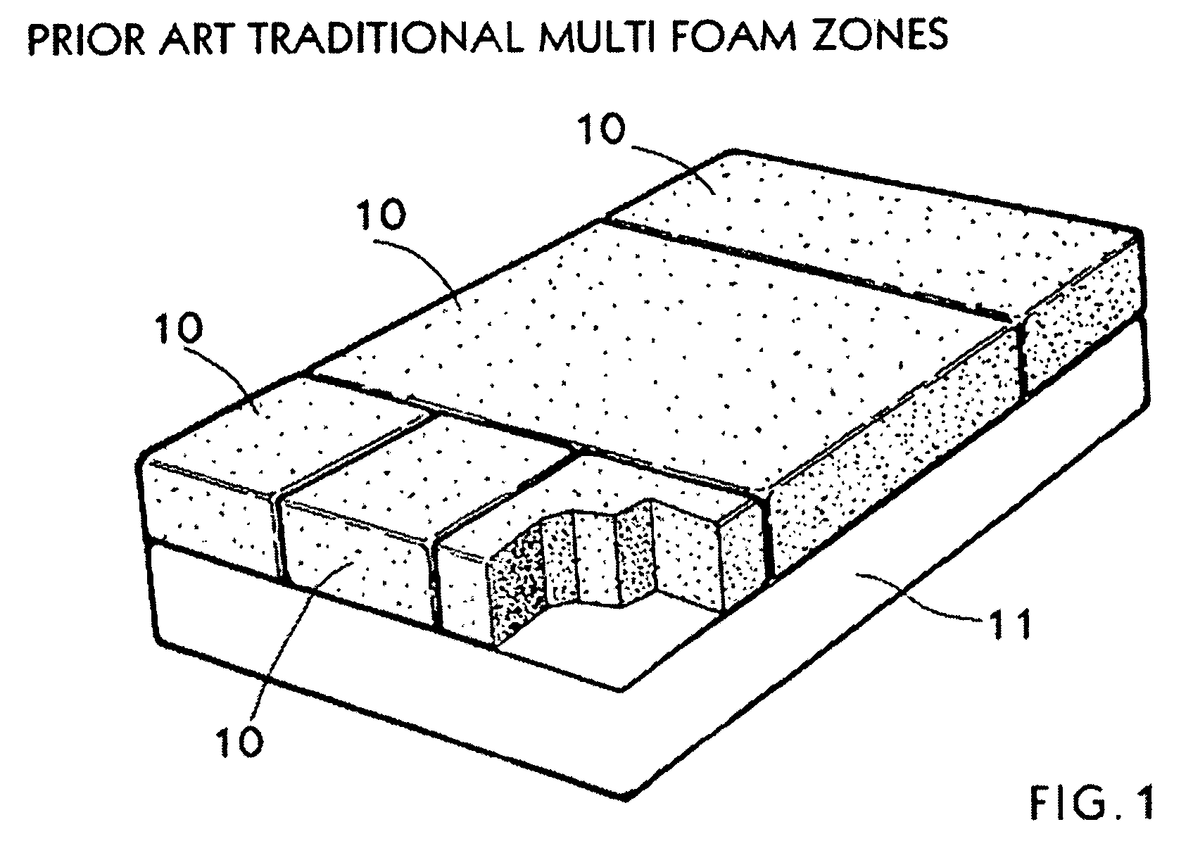 Adjustable foam mattress