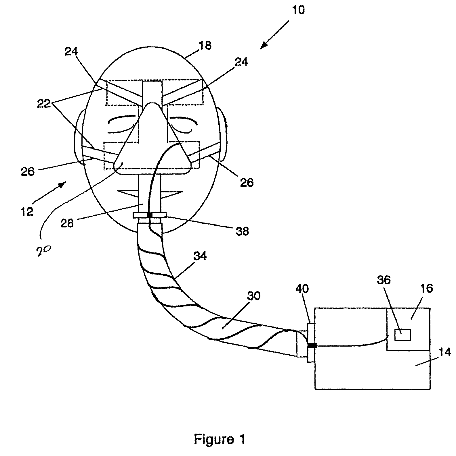 Mask assembly with integrated sensors
