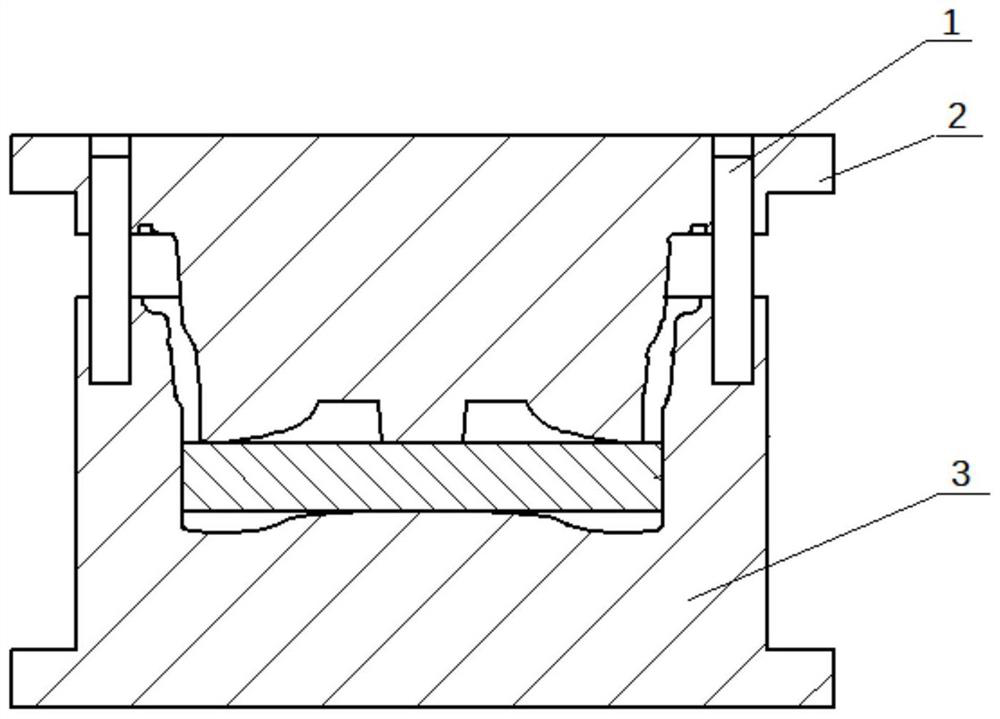 A kind of wheel hub extrusion forming method