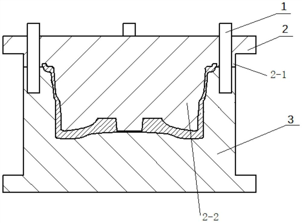 A kind of wheel hub extrusion forming method