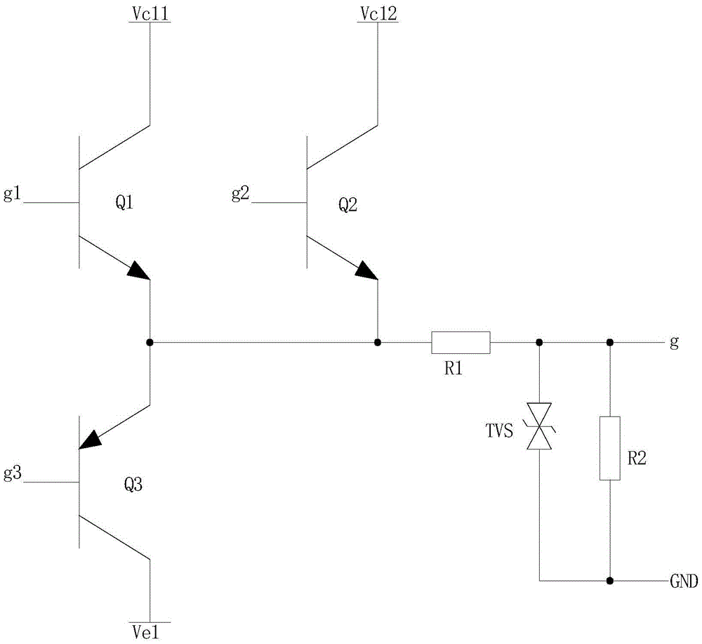 Multifunctional IGBT driving circuit