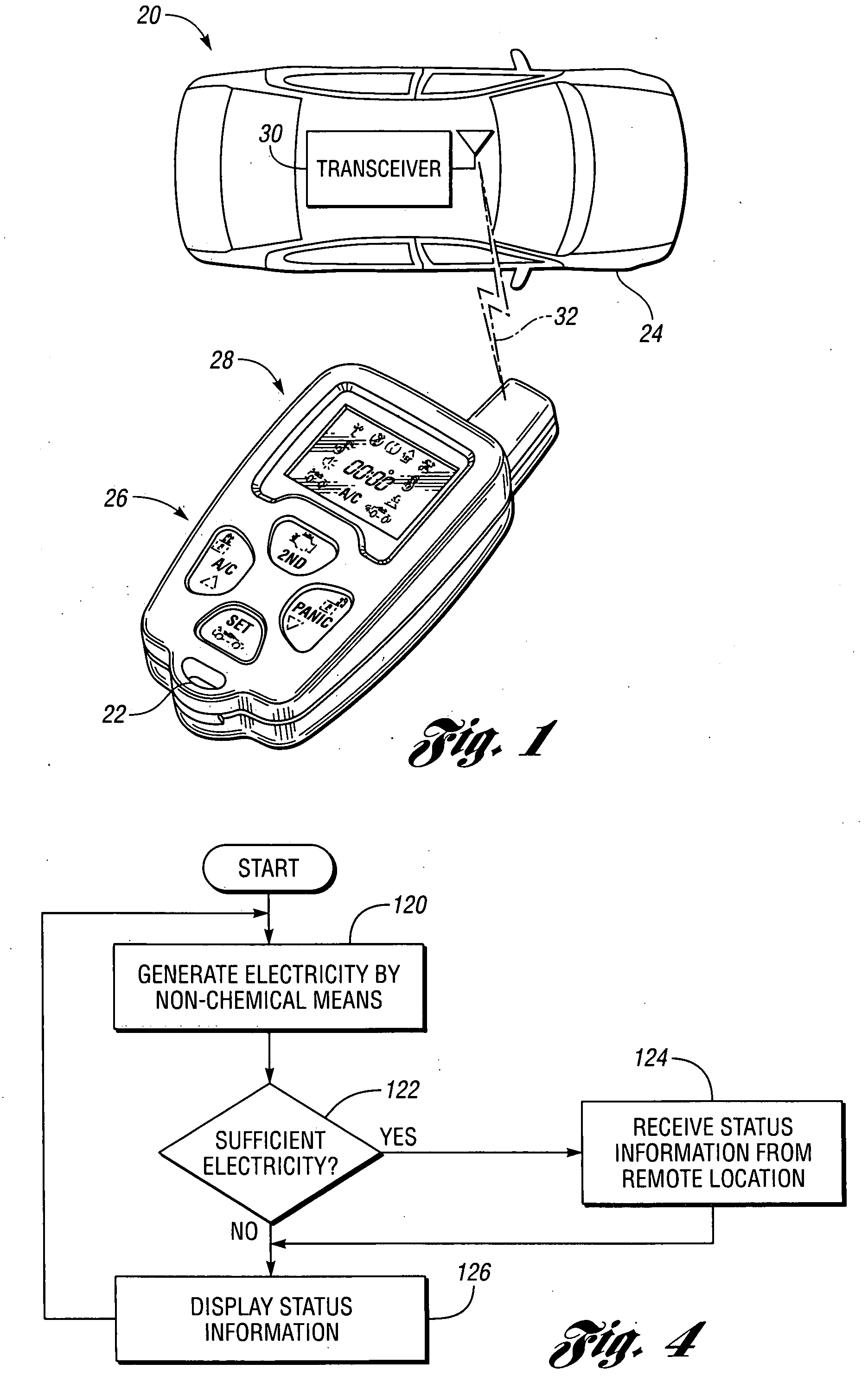 Remote control with energy harvesting