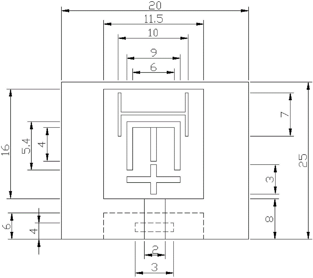 Broadband monopole antenna having multi-trapped wave characteristic