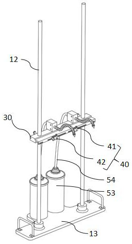 Device and method for measuring ice shape in icing wind tunnel test