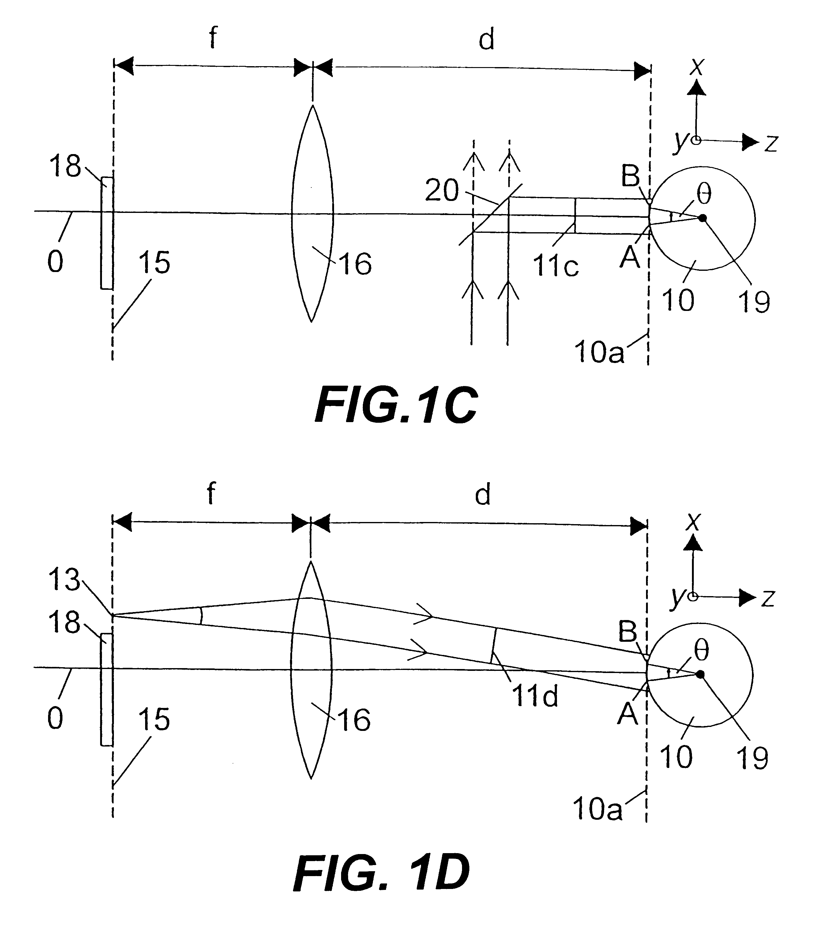 Method and apparatus for determining angular displacement, surface translation, and twist