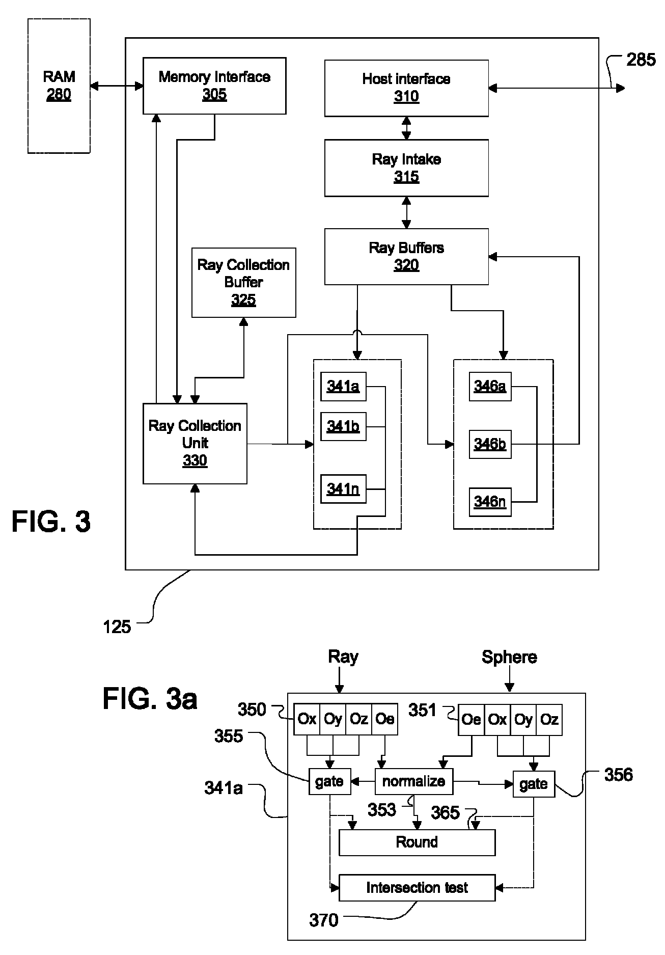 Apparatus and method for ray tracing with block floating point data