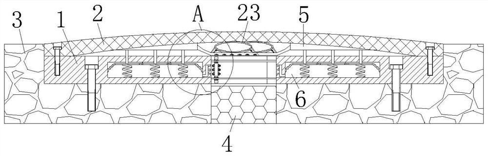 Rapid sealing and reinforcing device and method for highway expansion joint