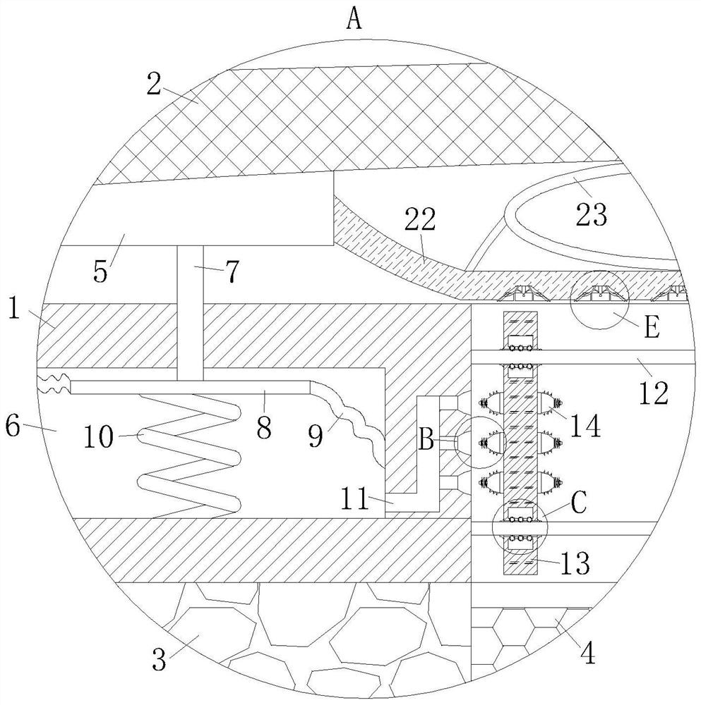 Rapid sealing and reinforcing device and method for highway expansion joint