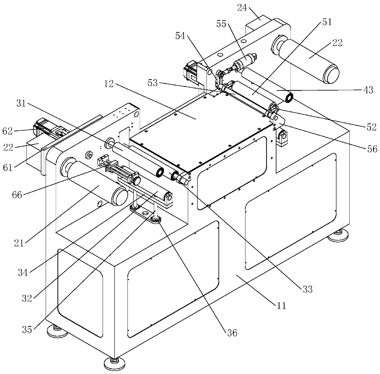 Nano-dimensional code web printing and feeding device