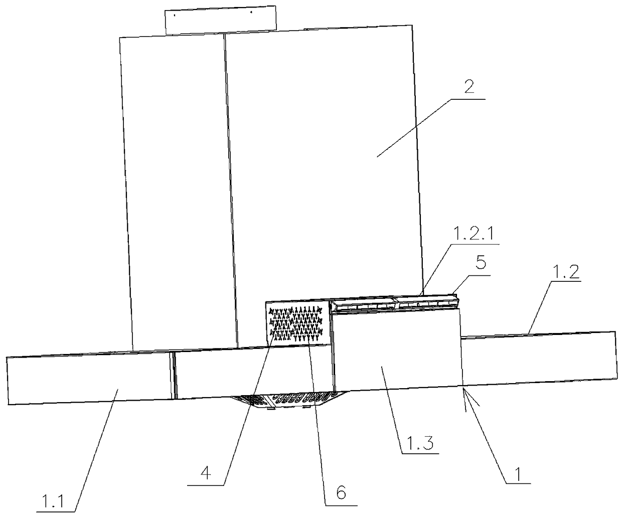 Range hood with cooling function