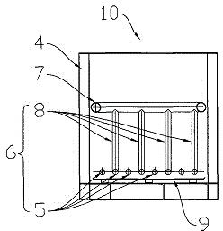 Rapid saturated steam generating device for steaming box