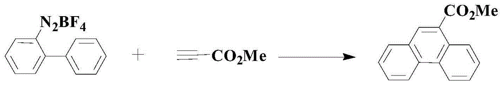 Method for synthesizing medical intermediate phenanthrene compound