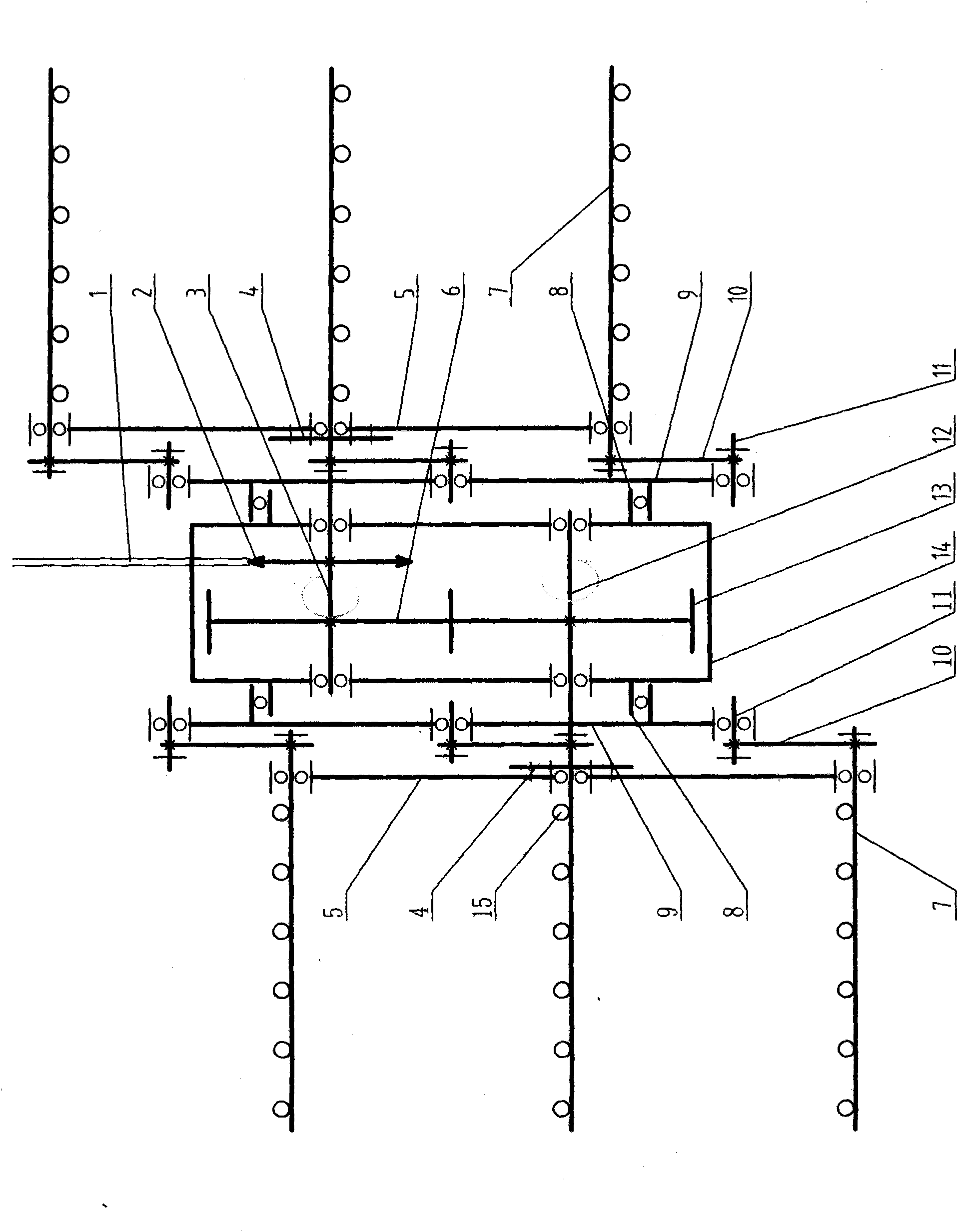 Combined vertical comb-type weeding mechanism for crop seedling with loose soil