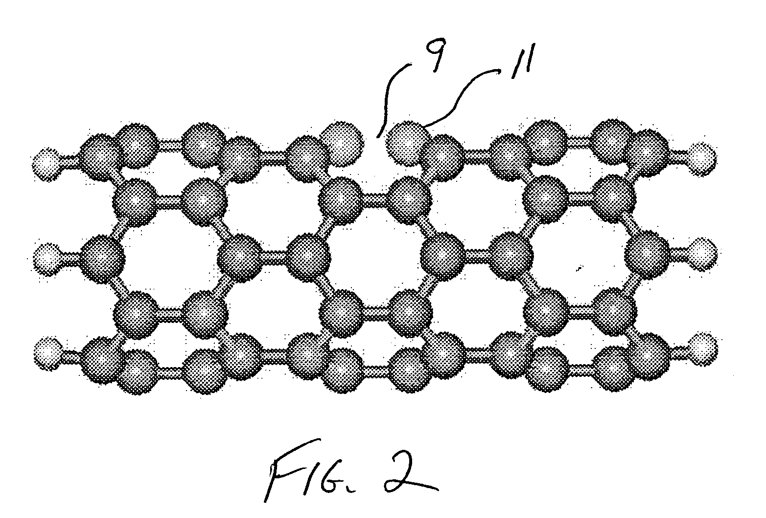 Defect controlled nanotube sensor and method of production