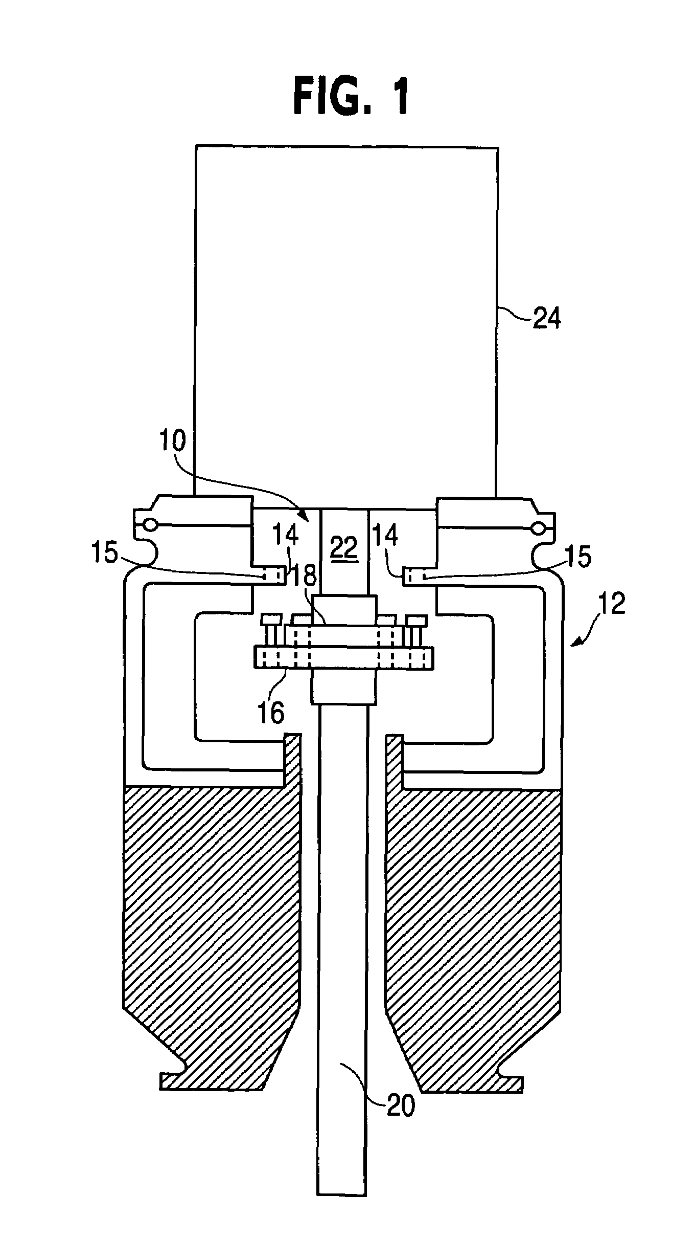 Coupling assembly and method for connecting and disconnecting a shaft assembly