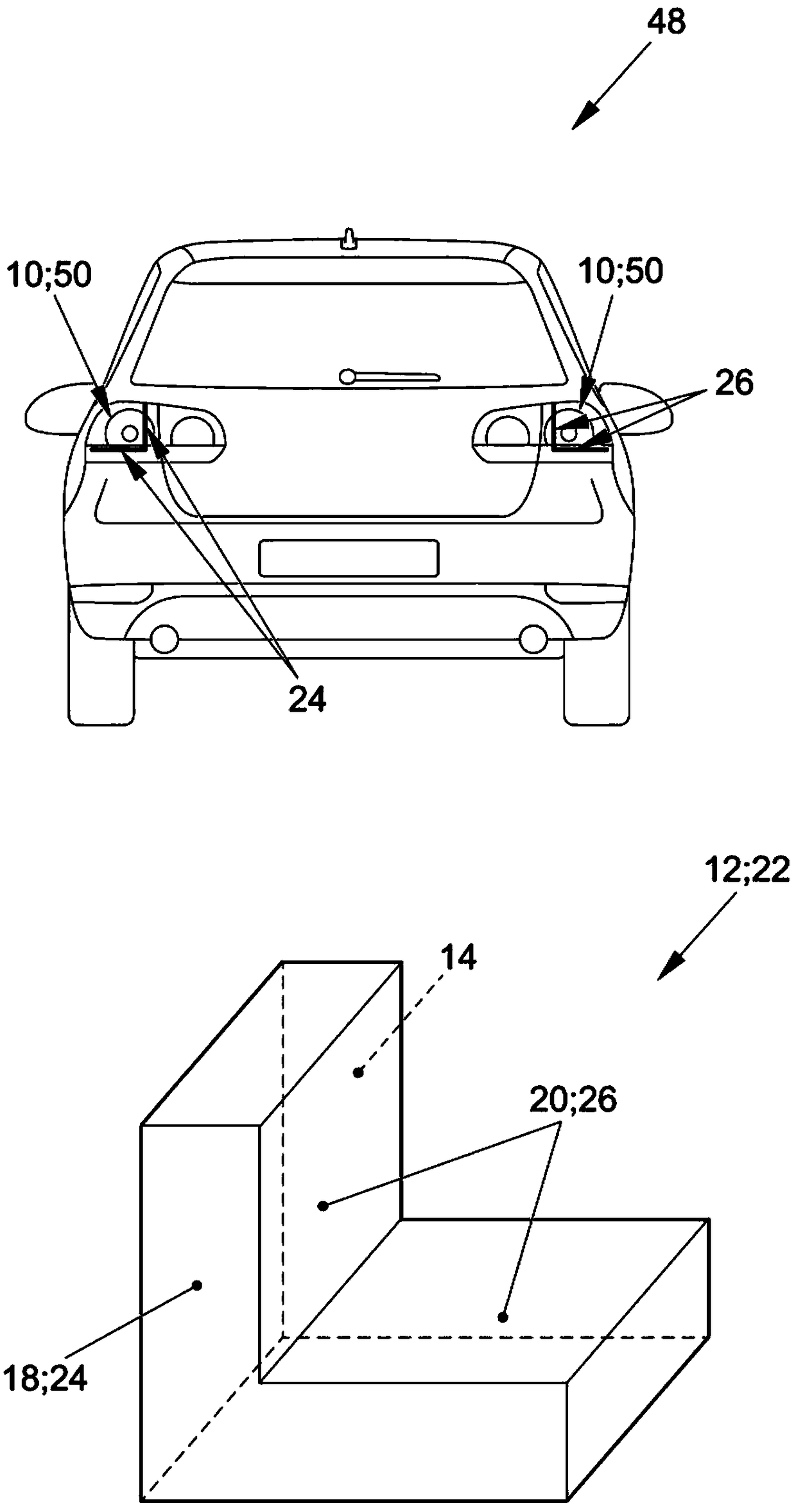 Optical conductor and lighting system for vehicle