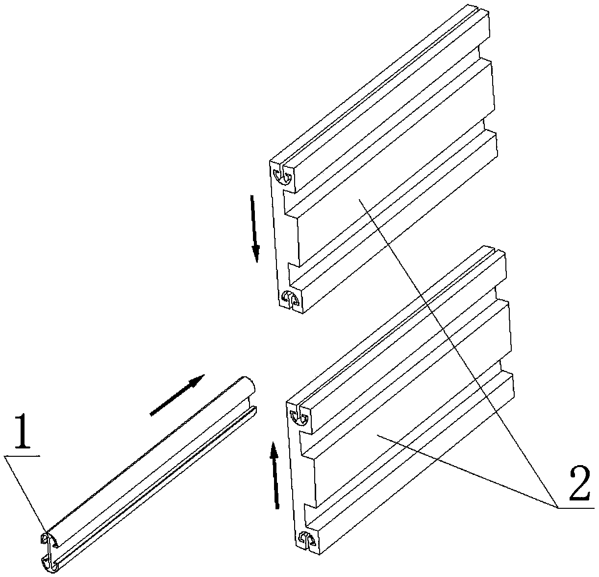 Quick tenon-and-mortise splicing structural assembly