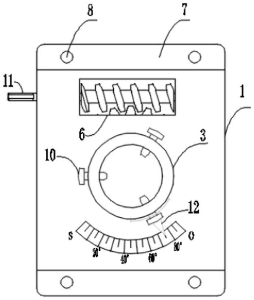 Novel remote adjusting device for concealed air valve