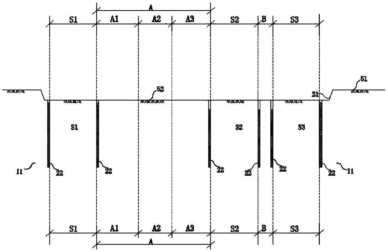 Construction method for foundation pit group and foundation pile group