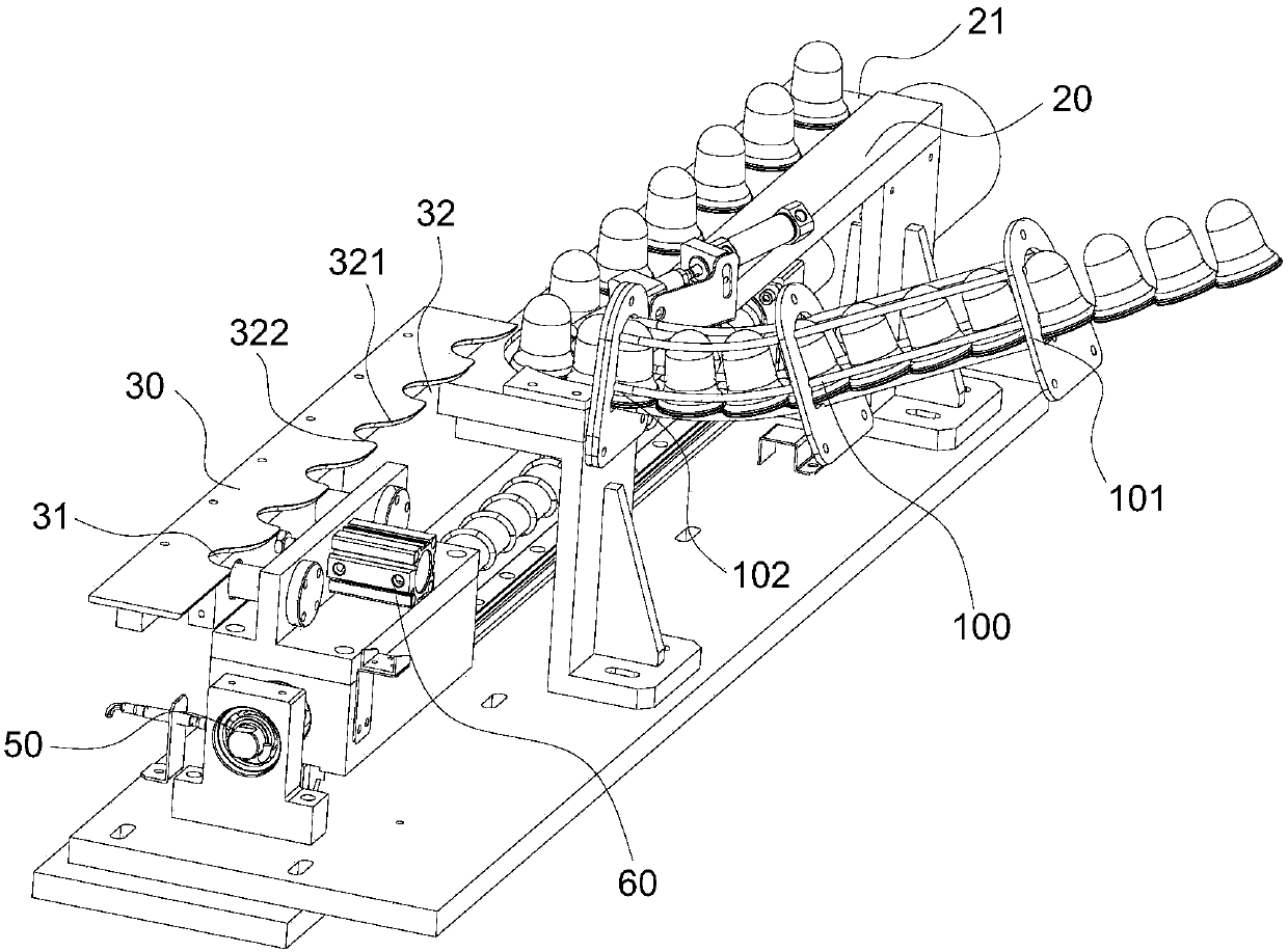 Bottle preform loading device