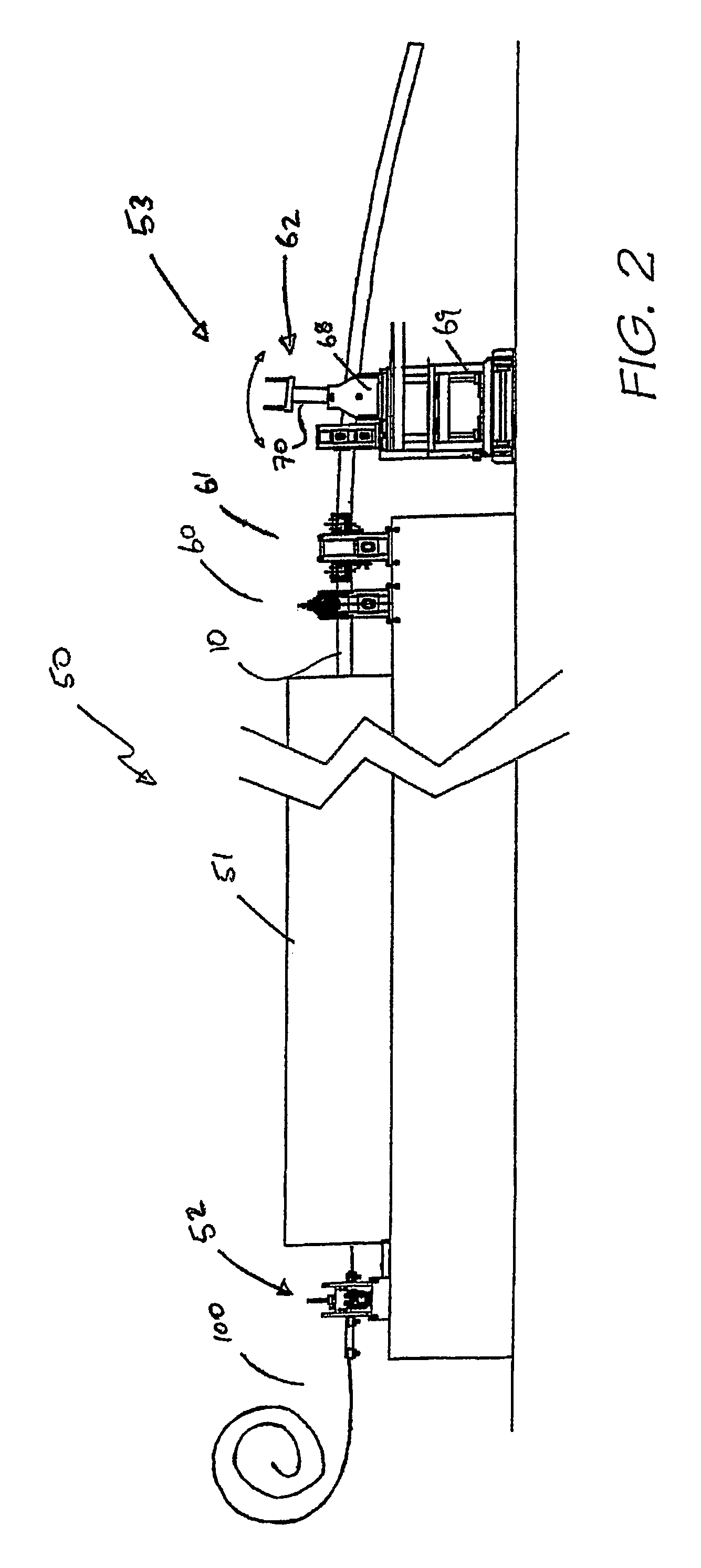 Forming apparatus for precambered metal sections