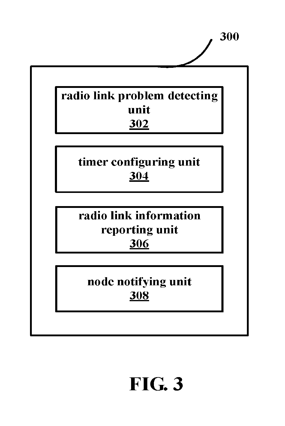 Wireless communication system for reporting radio link information of a first radio link via a second radio link when radio link problem has occurred in the first radio link