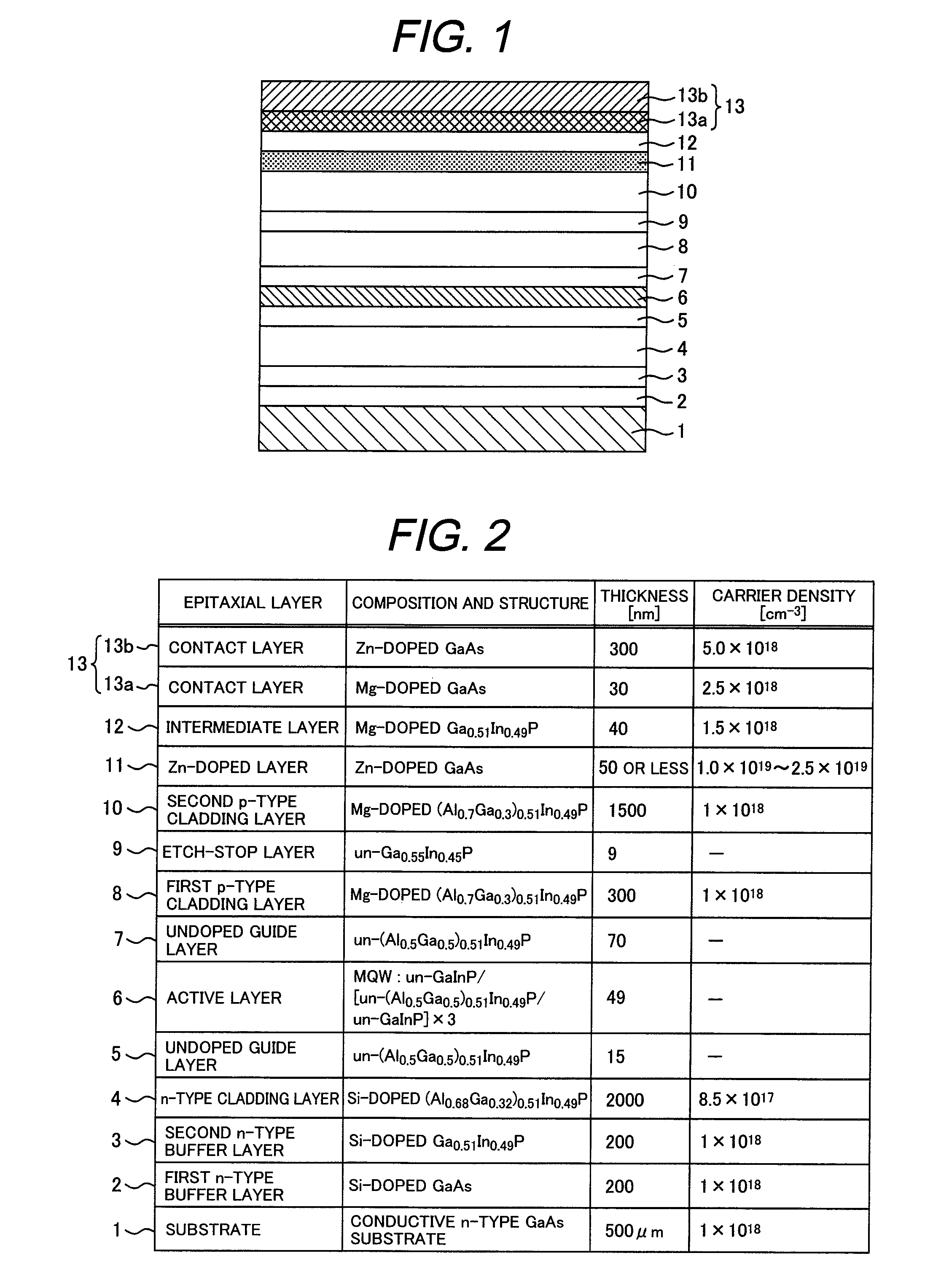 Epitaxial wafer for semiconductor light emitting diode and semiconductor light emitting diode using same