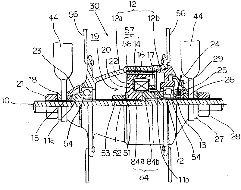 Hub generator for bicycle