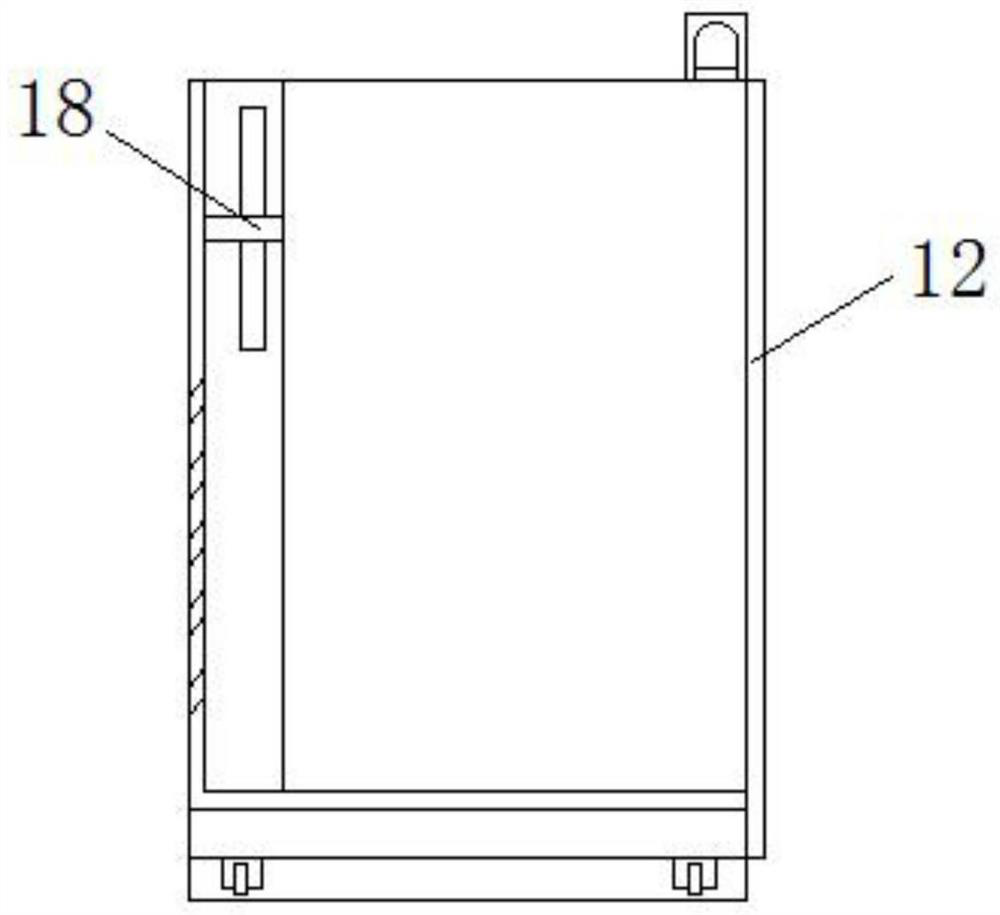 Power distribution cabinet with fault alarm function