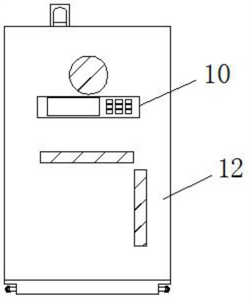 Power distribution cabinet with fault alarm function