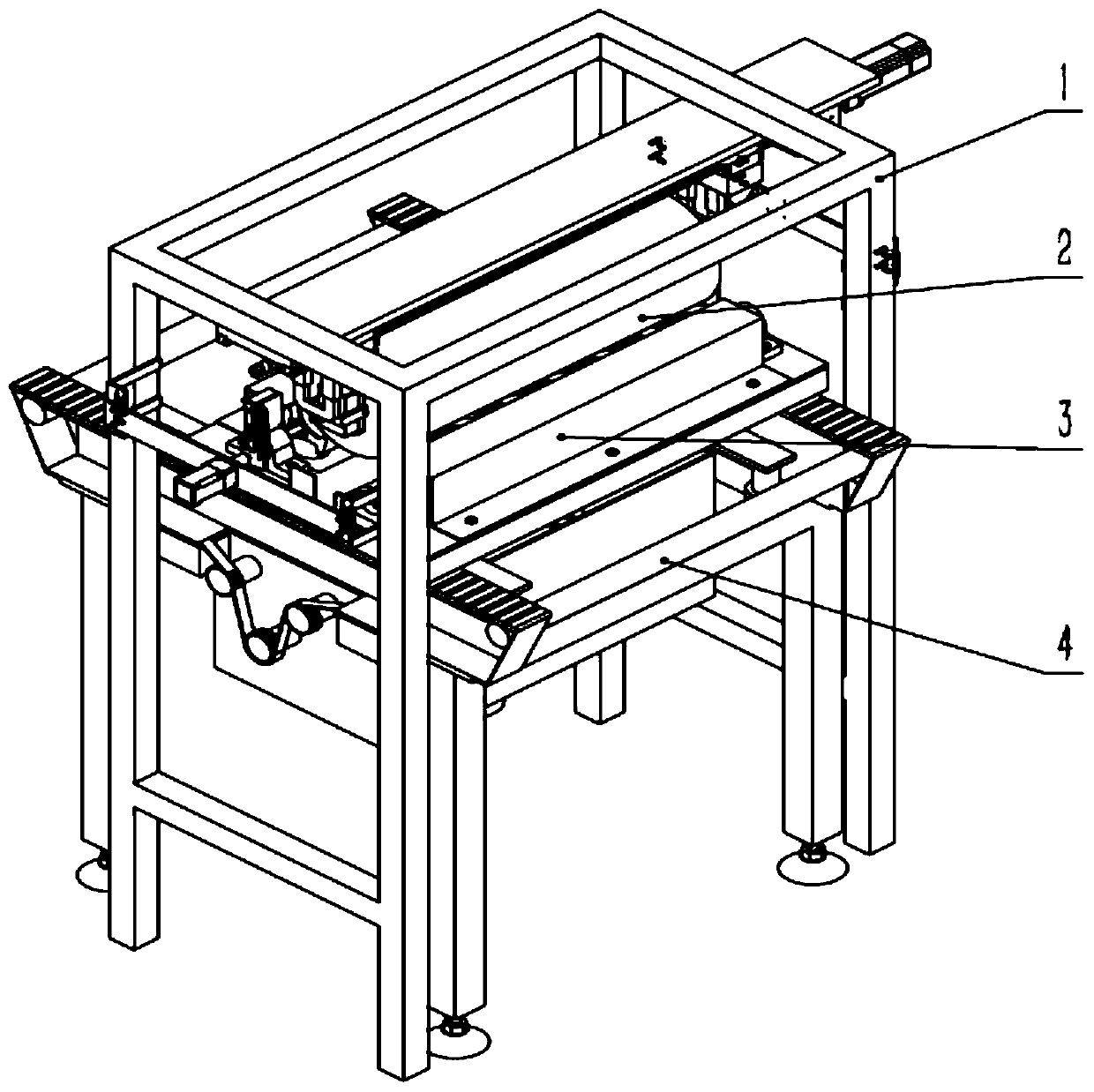 A device for detecting the length and inclination of a single crystal silicon rod and its detection method