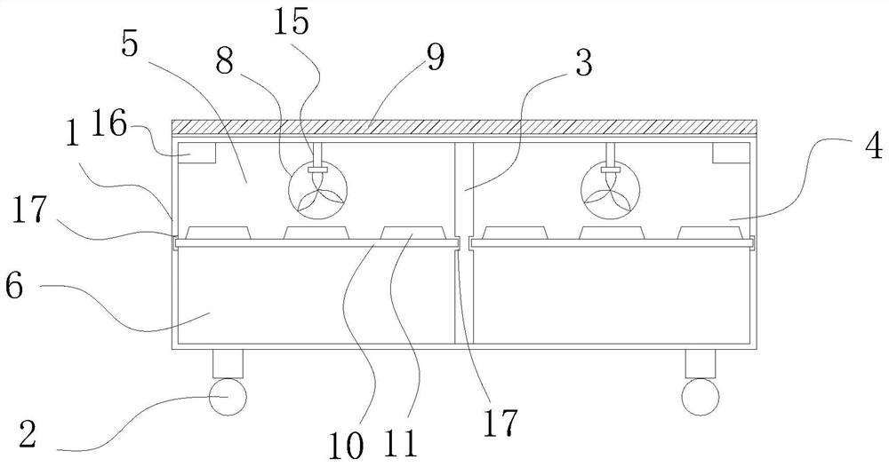 Box type dictyophora rubrovolvata cultivation device and method