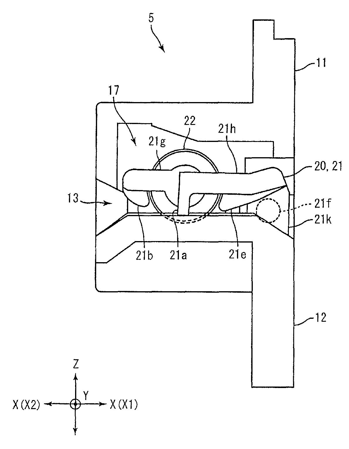 Shutter mechanism of card reader and card reader thereby