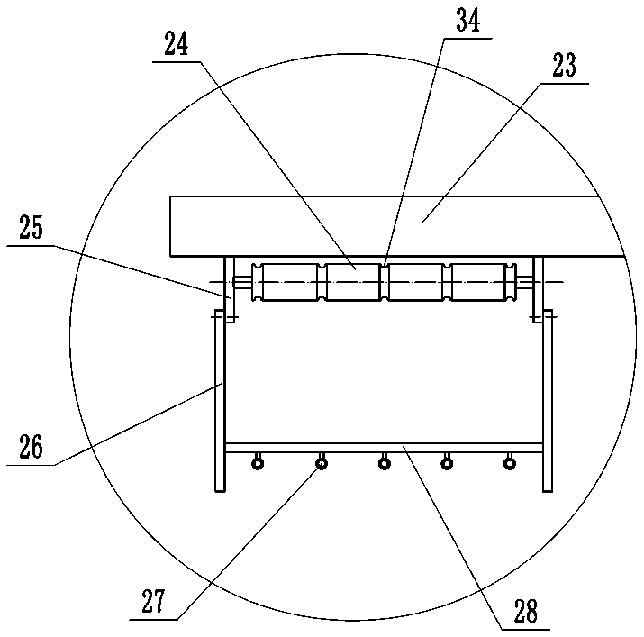 Adjustable weft repeated laying device