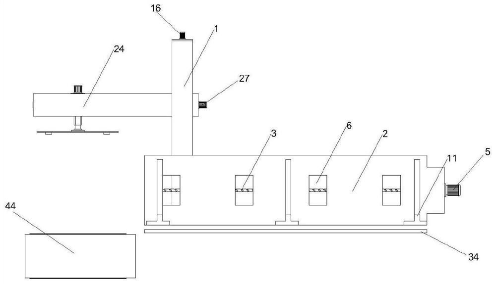 Multidirectional conveying stacking machine