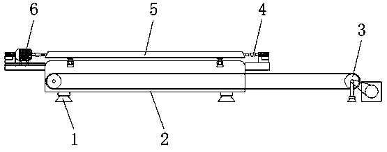 Weighing device for dairy cattle feed before mixing