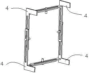 Water tank assembling clamp having adjusting function