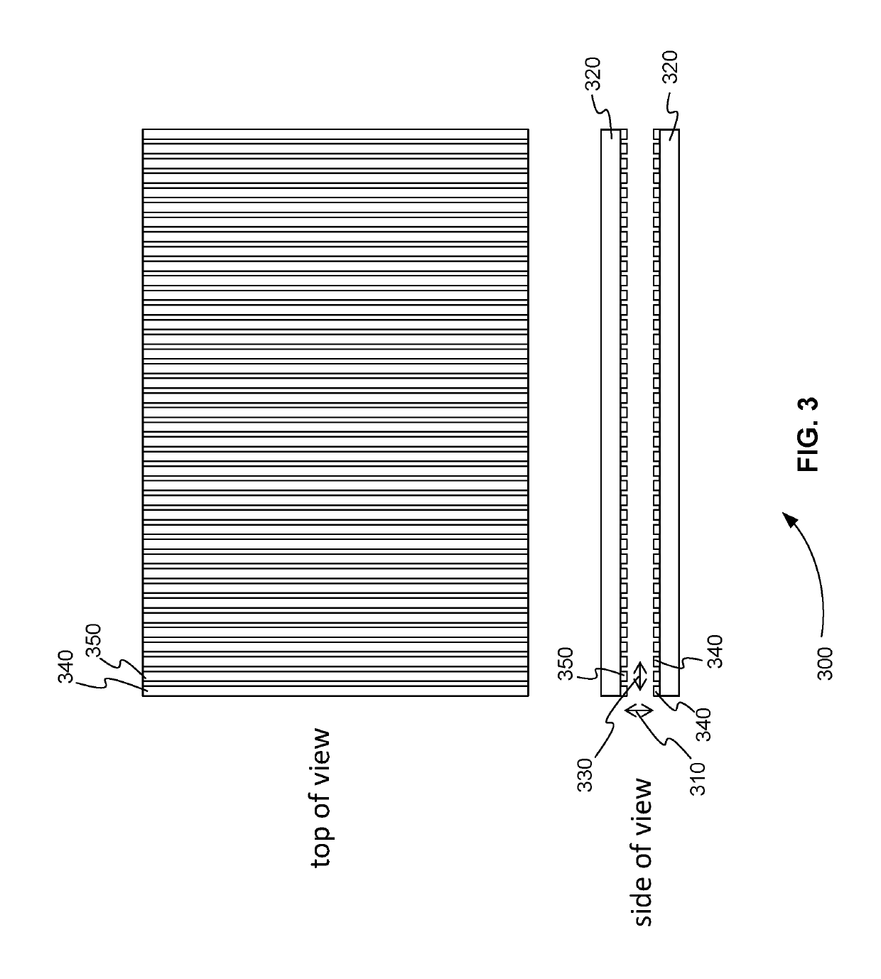 Device for ion sorting by m/z