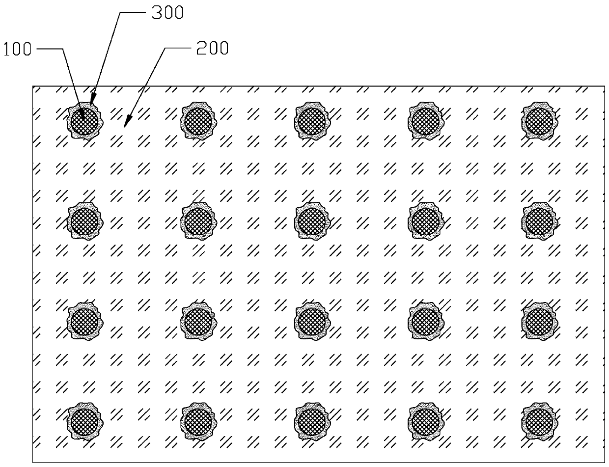 Method for preventing microbiotic crusts from cutting off rainfall infiltration in arid desert areas