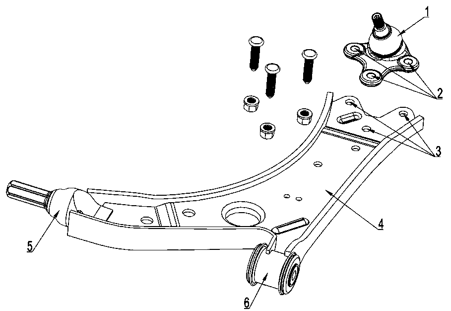 A Triangular Arm That Can Adjust the Angle of a Car Wheel