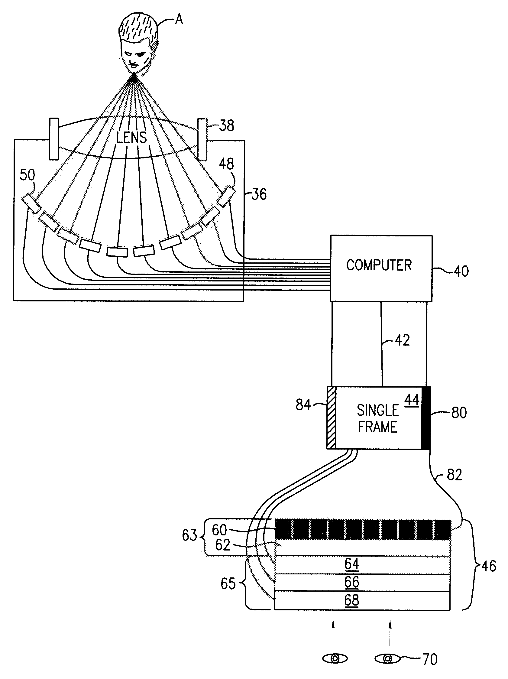 Advance in Transmission and Display of Multi-Dimensional Images for Digital Monitors and Television Receivers using a virtual lens
