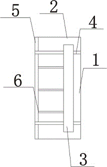 Waterproof sealing rubber strip structure for doors and windows