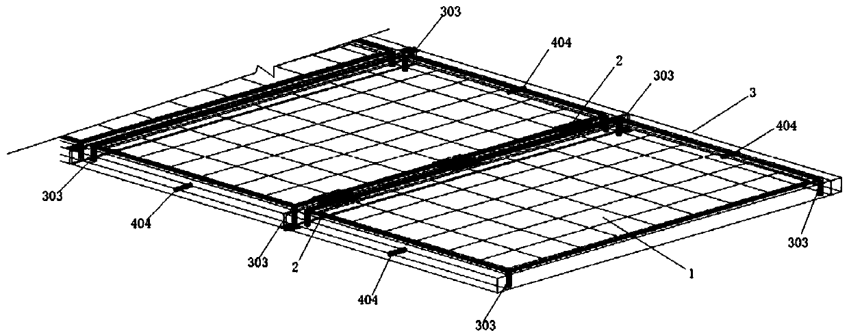 Rapidly-installed photovoltaic module integrated board and installation method