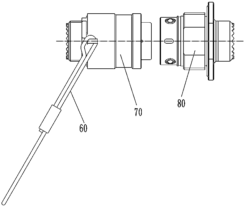Drop-off connector and drop-off connector assembly