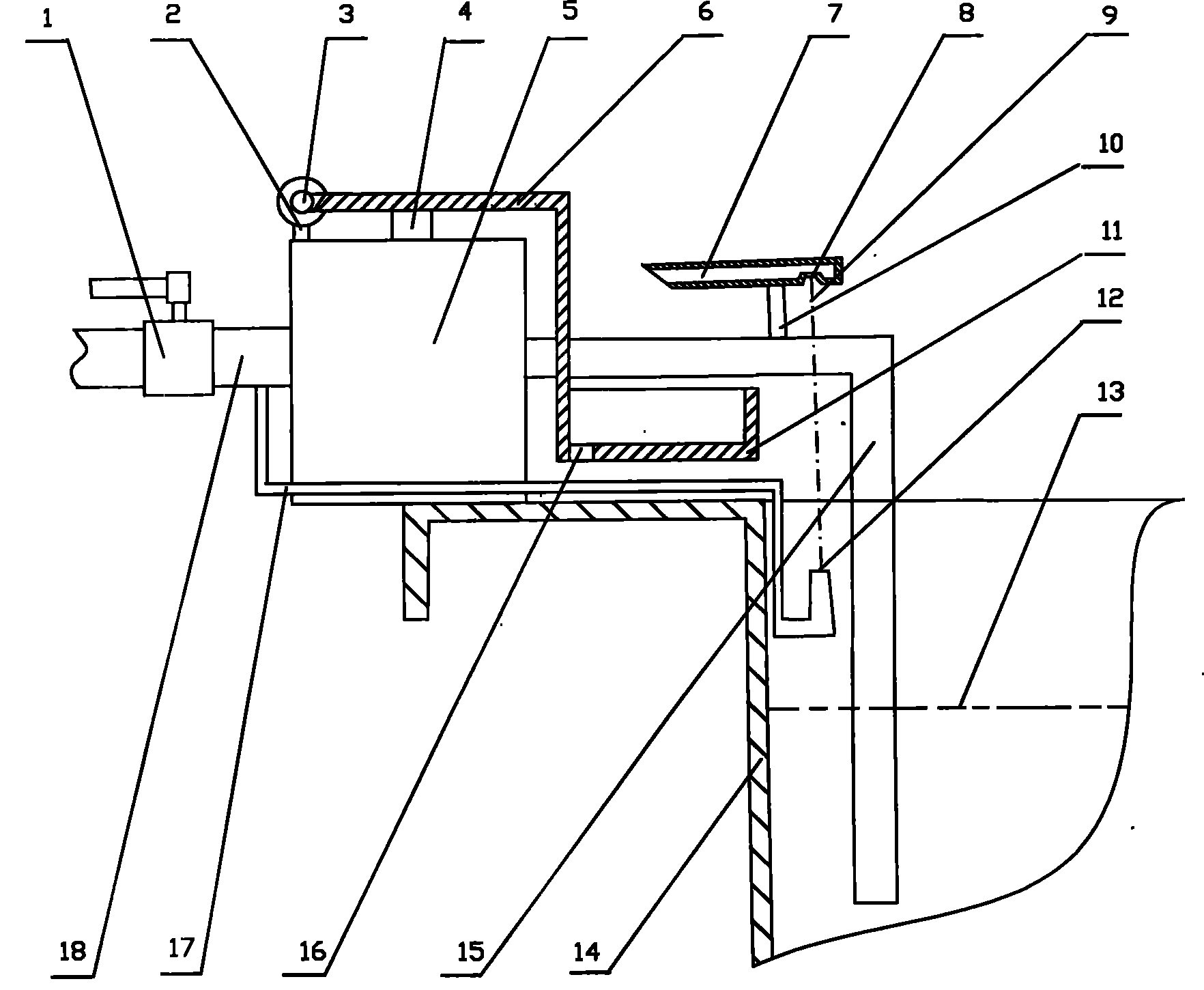 Method for automatically adjusting water volume of water boiler for kitchen stove
