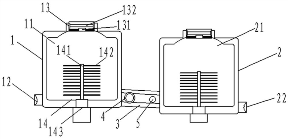 A detection system for intestinal feces